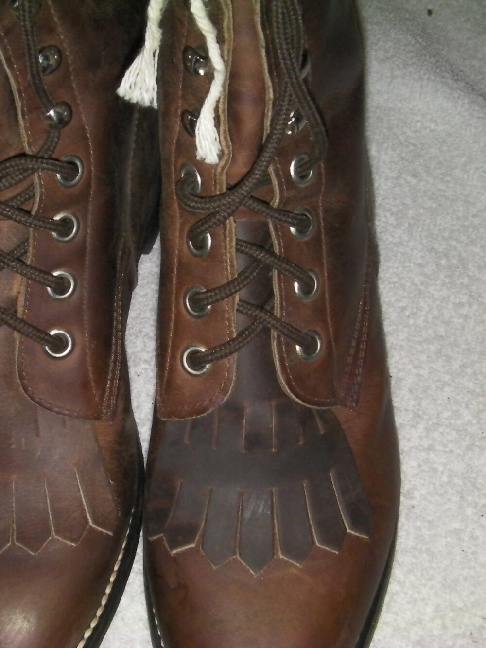 JUSTIN Kidie Unisex Boots sz 3.5D - Picture 6 of 10